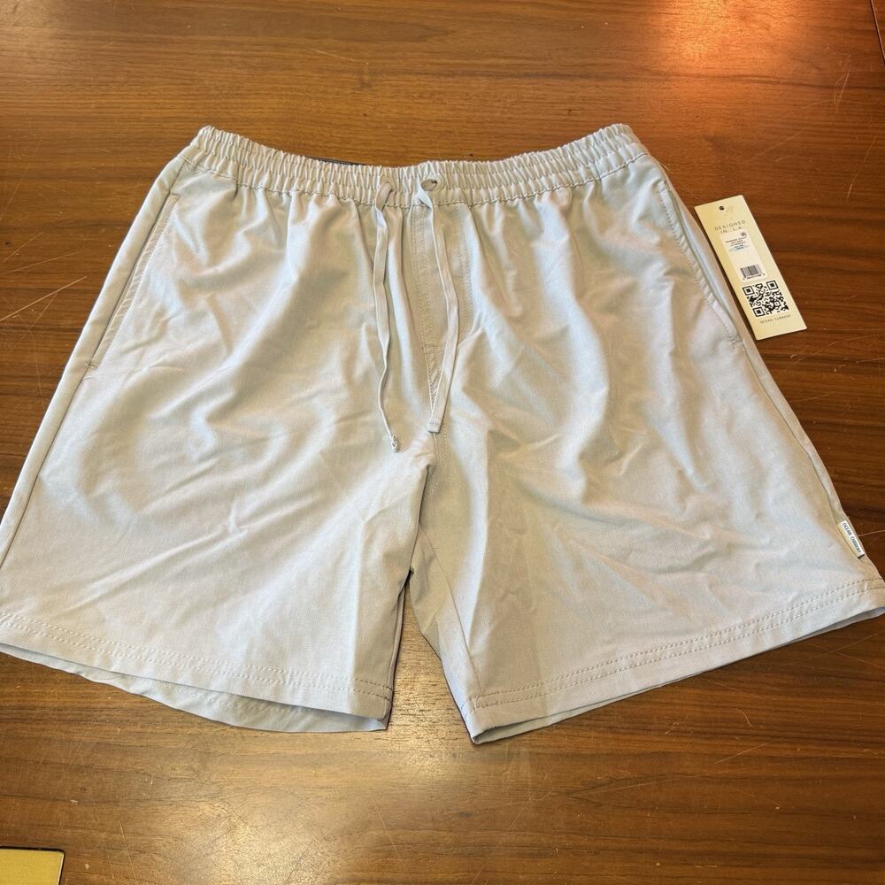 Mens Ocean Current Gray Board Shorts drawstring Size Small NWT